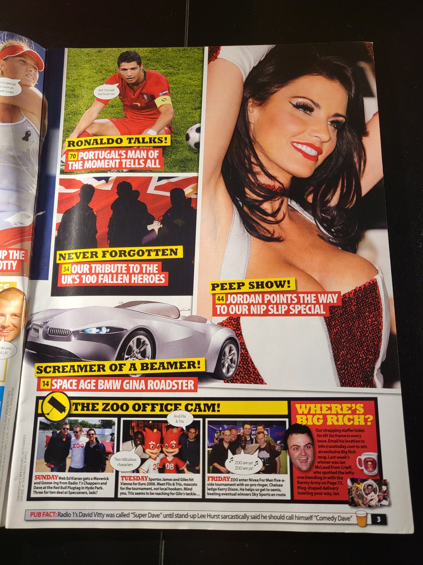 Zoo Magazine 20-26 June 2008 (734) Danielle Lloyd POSTER Kate Paris Jordan