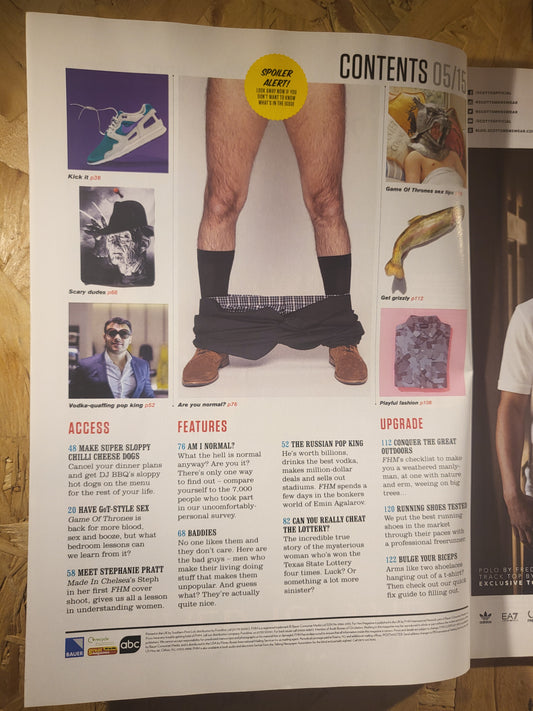 FHM Magazine May 2015 (822) Stephanie Pratt Hannah Simone