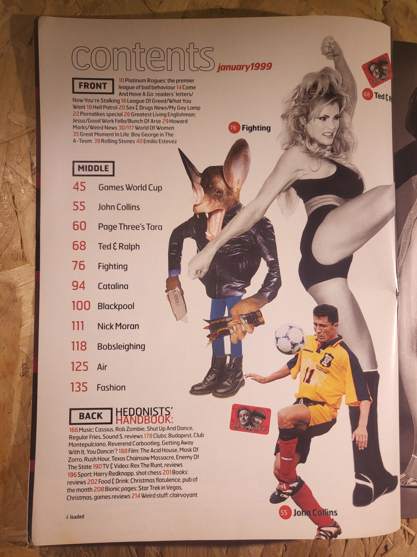 Loaded Magazine January 1999 (0867) Catalina Vic & Bob Nick Moran Page 3 Tara
