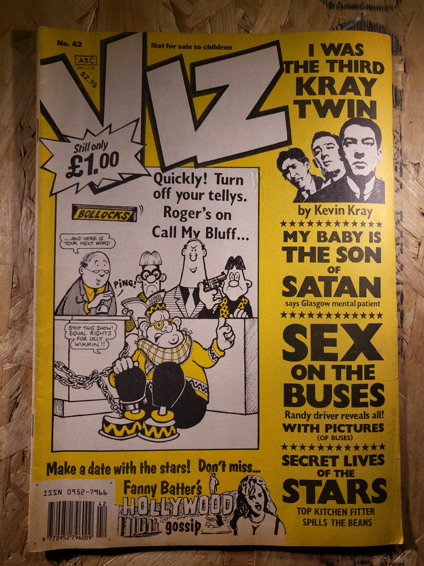 Viz Magazine No 42 Kevin Kray Roger Call My Bluff