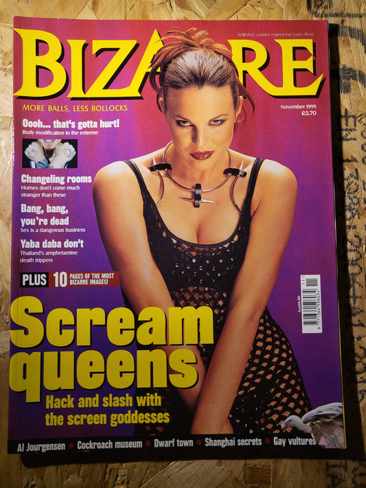 Bizarre Magazine Nov 1999 Issue 26 Scream Queens Al Jourgensen Horror (916)