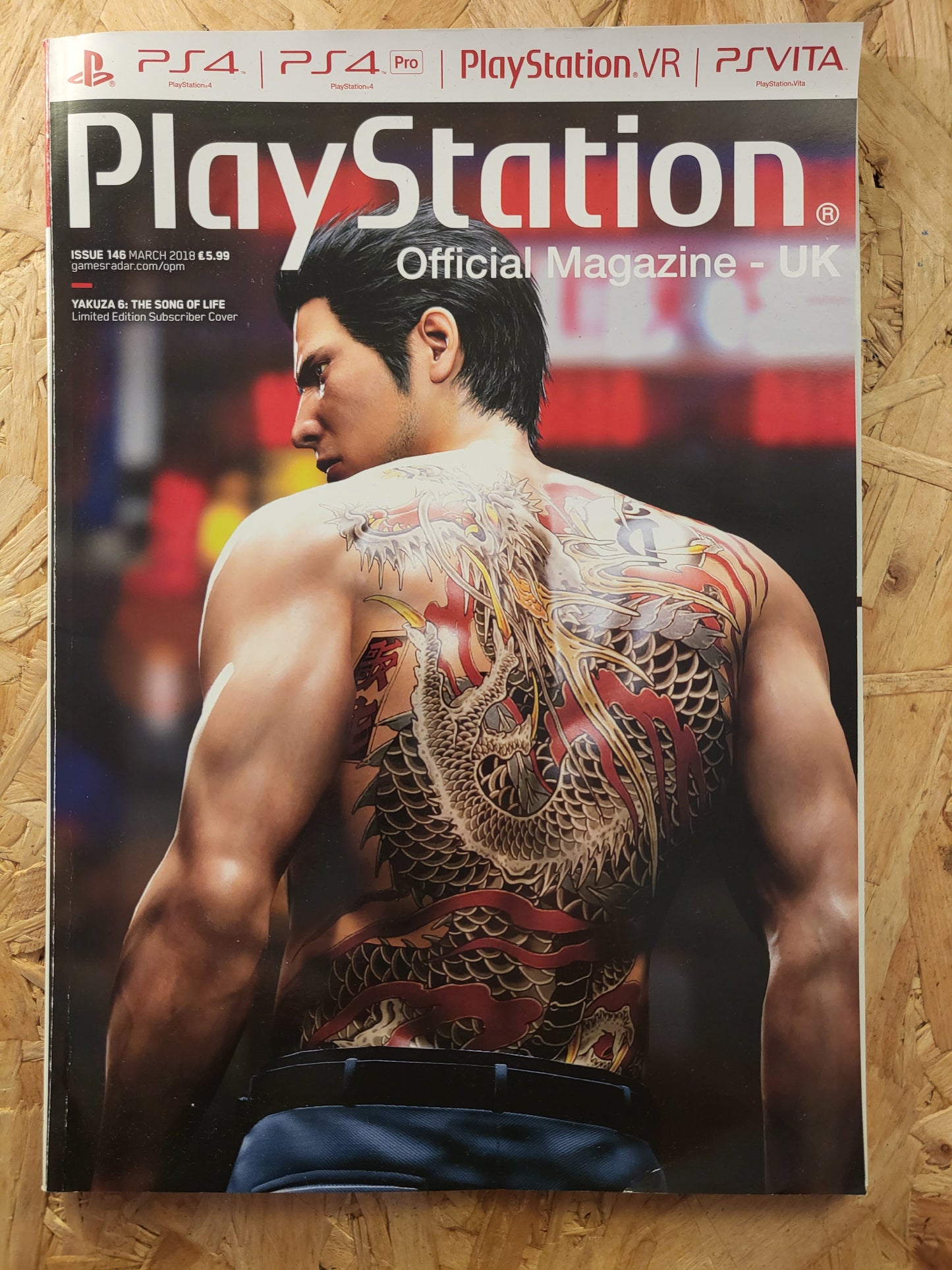 PlayStation Official Magazine March 2018 UK 146  (936) Yakuza 6 God of War Jurassic World