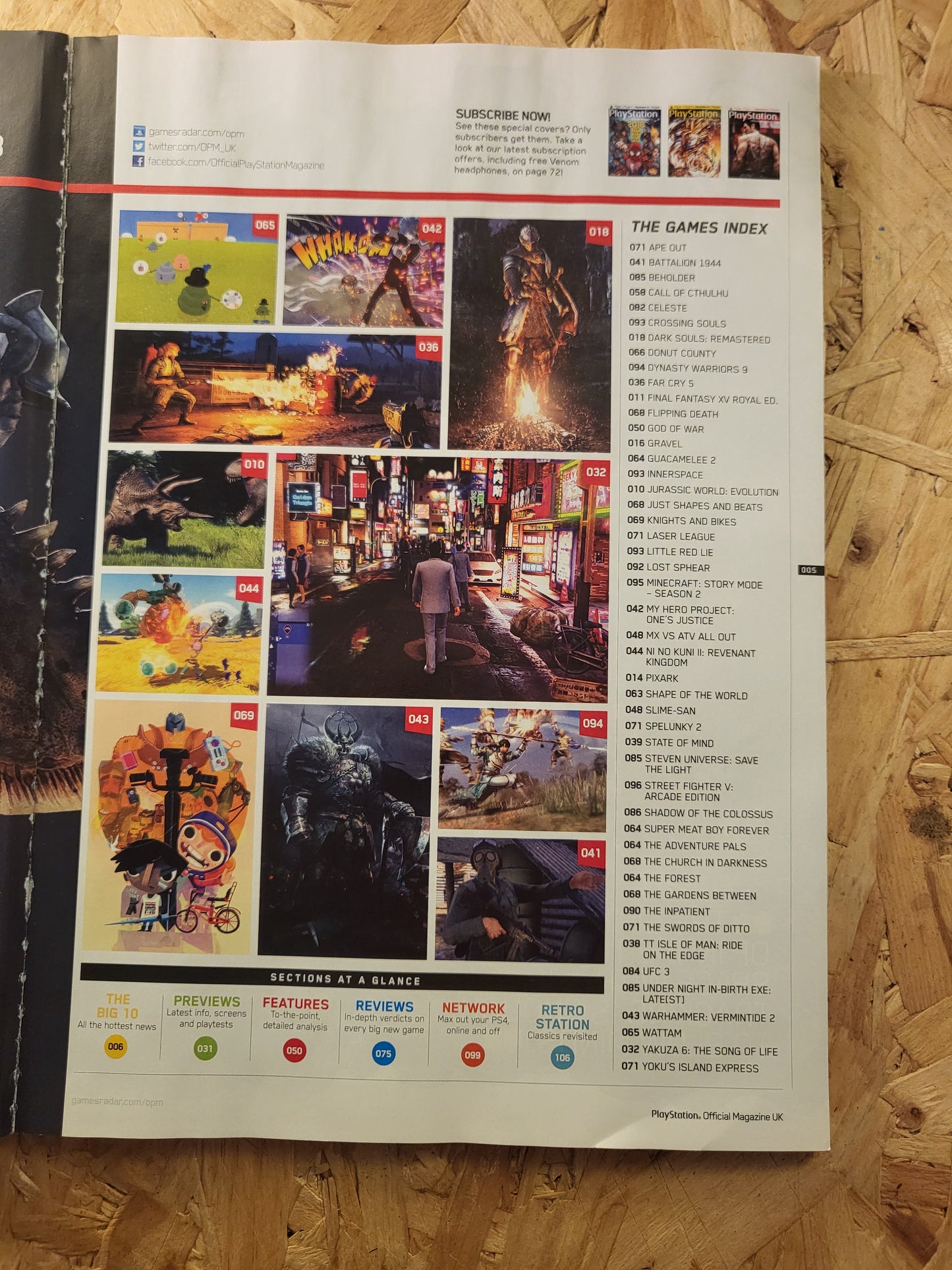 PlayStation Official Magazine March 2018 UK 146  (936) Yakuza 6 God of War Jurassic World