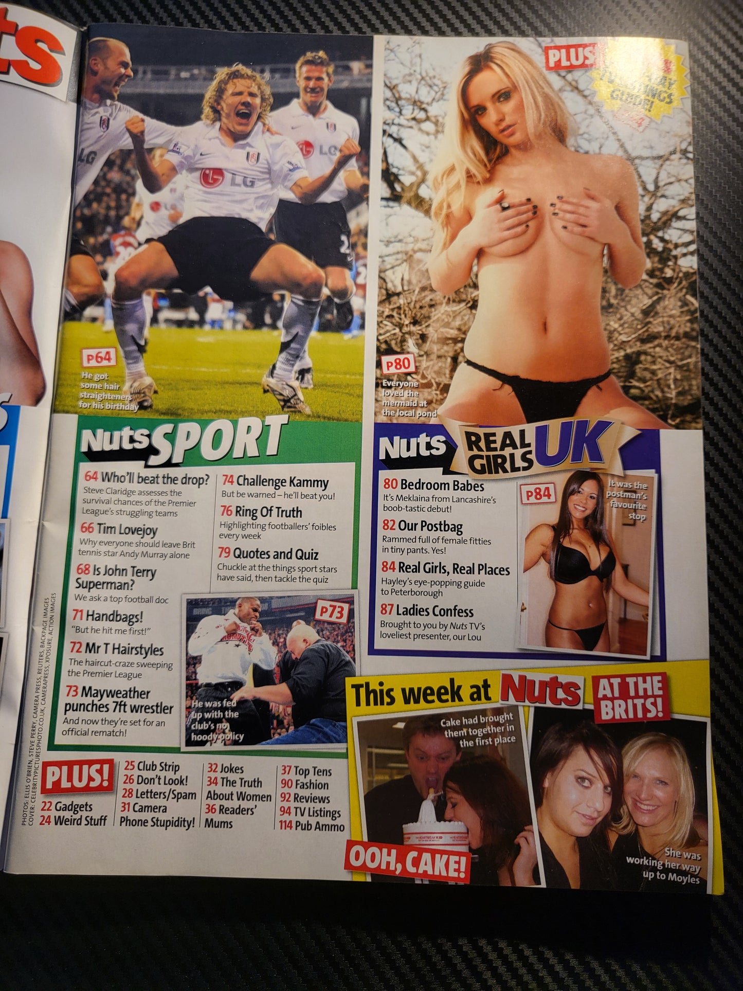 Nuts 29 February 6 March 2008 (952) Gemma Atkinson Ruth Reth Reynolds Cheryl Col