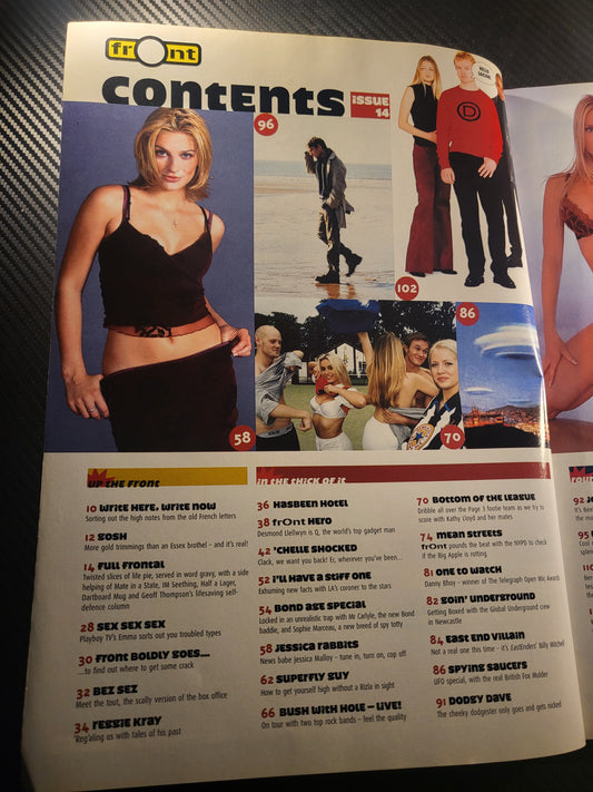 Front Magazine December 1999 Issue 14 (Rare)(966) Michelle Clack POSTER