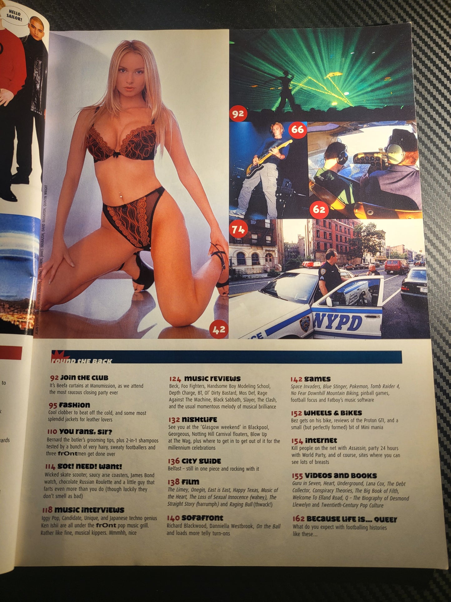 Front Magazine December 1999 Issue 14 (Rare)(966) Michelle Clack POSTER