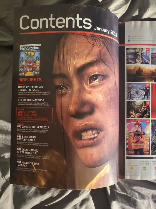 PlayStation Official Magazine January 2018 UK 144 (969) Yosuke Matsuda Star Wars Battlefront
