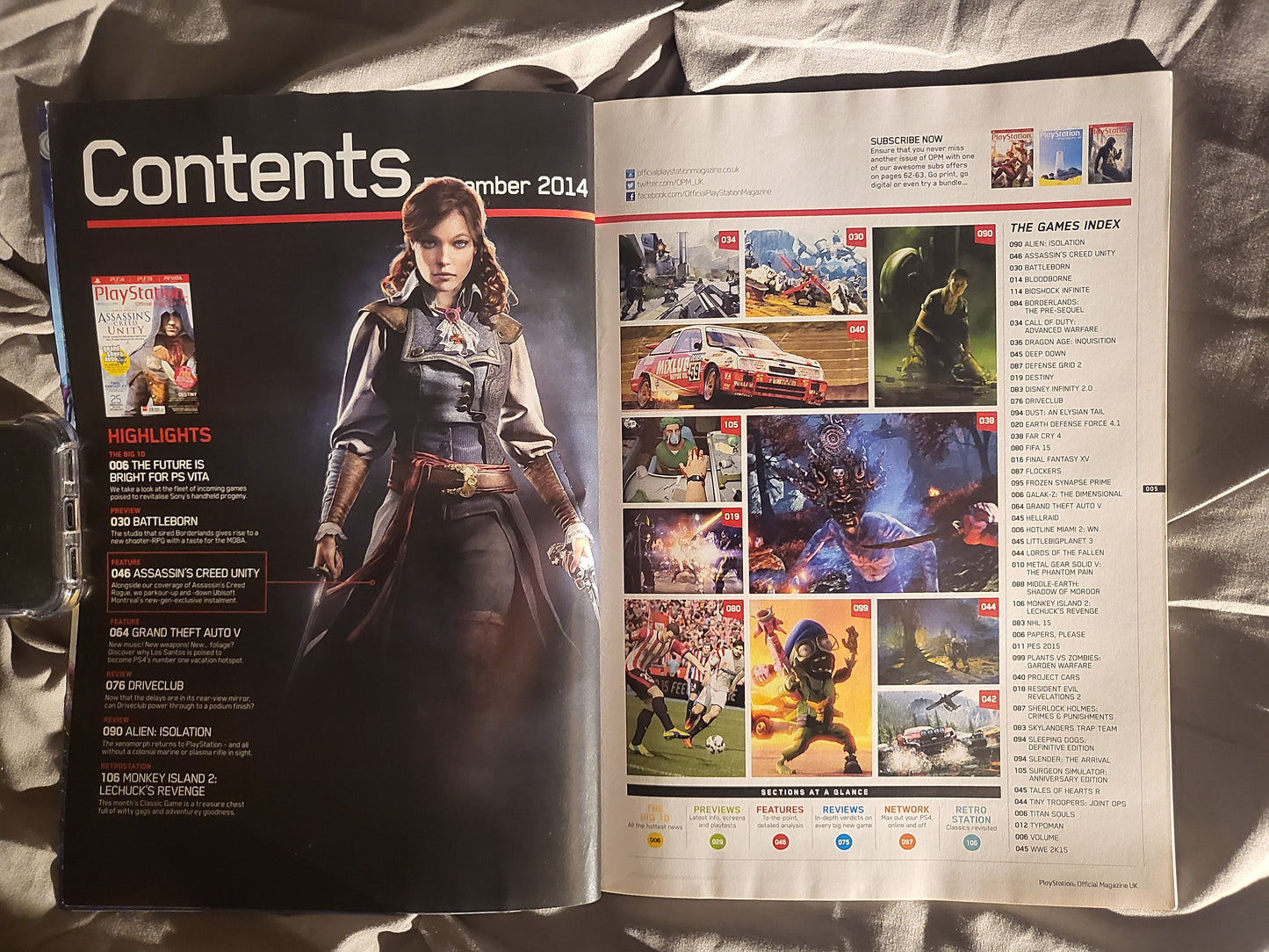 PlayStation Official Magazine December 2014 UK 103 (971) Grand Theft Auto Assassins Creed