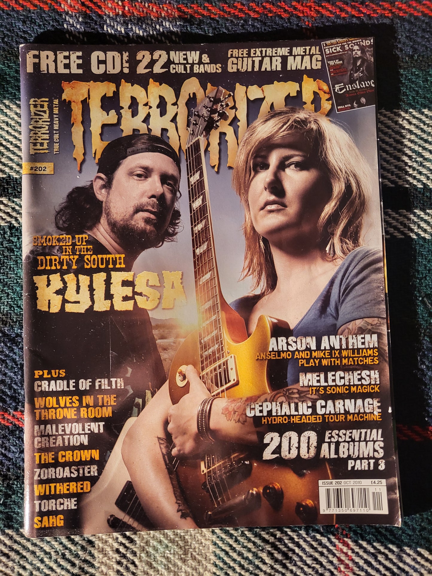 Terrorizer Magazine October 2010 #202 (973) Melechesh SAHG Cephalic Carnage