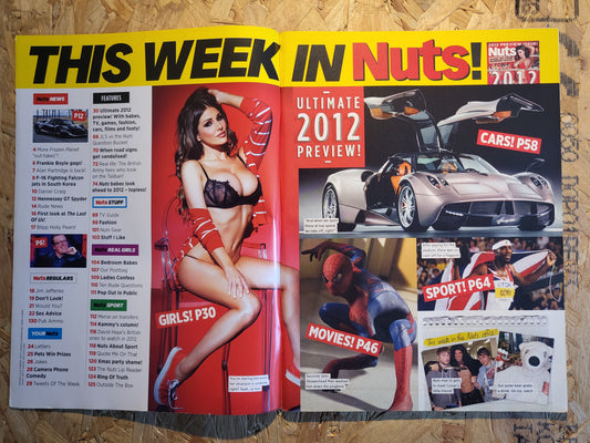 NUTS 30 December 5 January 2012 (1009) POSTER Lucy Pinder Stacey Poole