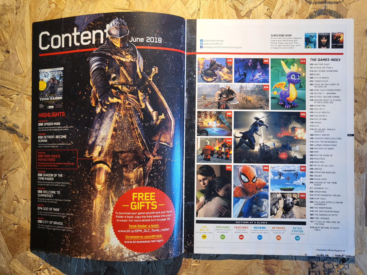 Playstation Magazine June 2018 #149 (1024)  Tomb Raider Spider-Man Dark