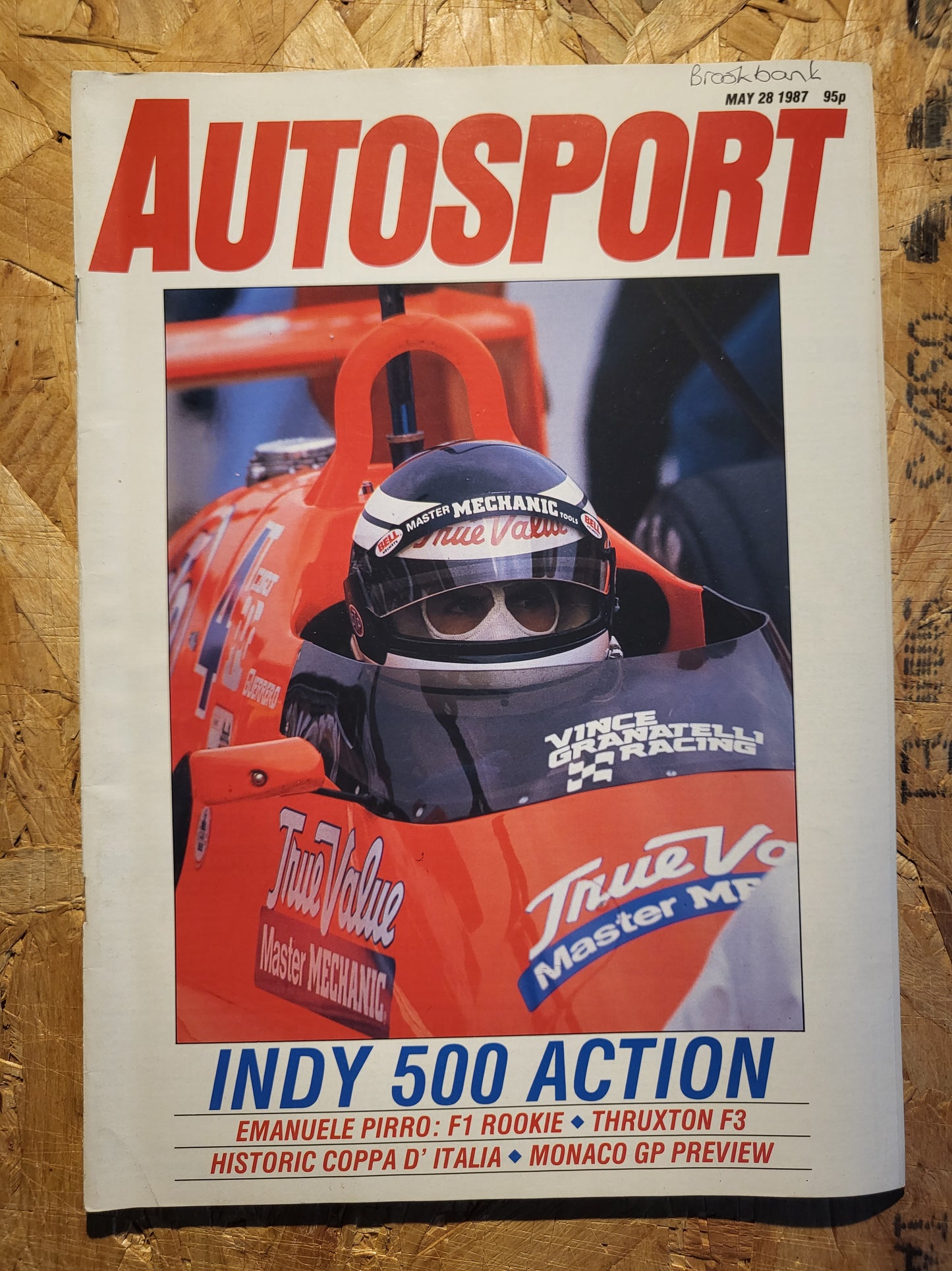 Autosport Magazine 28 May 1987 (1035)  Al Unser Sent Wins Indianapolis 500 Herbert F3