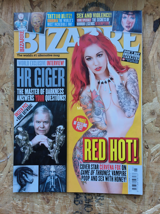 BIZARRE Magazine December 2012 (1056) Cervena Fox HR Giger