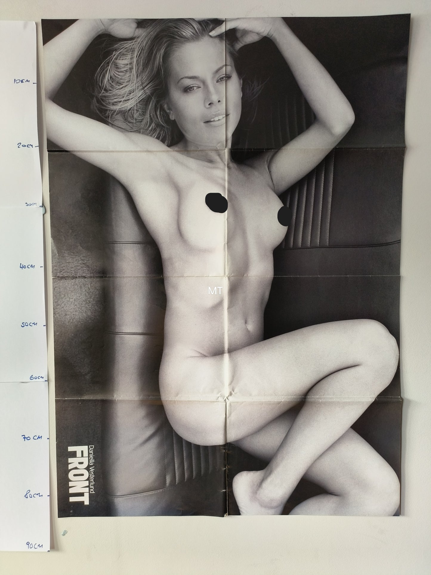 FRONT Magazine POSTER Angela Little / Daniella Vesterlund  LARGE RARE (1068)
