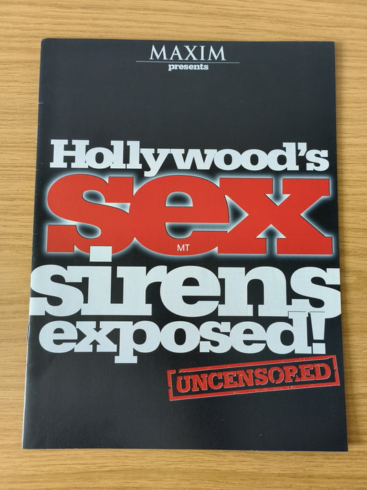 MAXIM Magazine Supplement "Hollywood's S*x Sirens Exposed" RARE (1079) Courteney Cox Sharon Stone