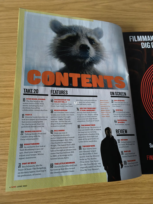 EMPIRE Magazine June 2023 SUBSCRIBER (1094) Guardians Of The Galaxy Vol 3 Star Wars Visions