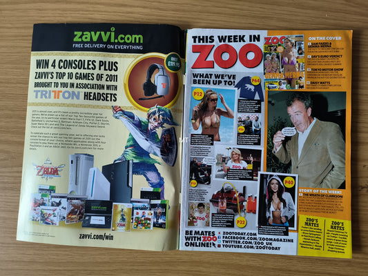 ZOO Magazine 9-15 December 2011 (1099) Gemma Merna Amanda Harrington