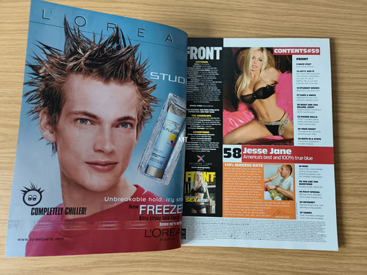 FRONT Magazine August 2003 (1121) Jesse Jane Natalie Loren
