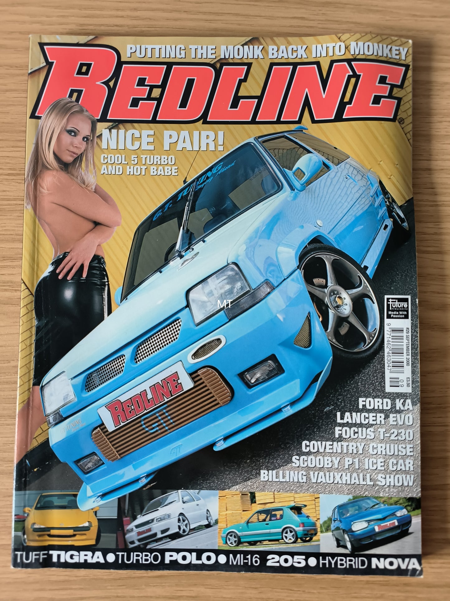 Redline Magazine September 2000 | Nice Pair Issue | Cool 5 Turbo | Tigra | Turbo Polo | Hybrid Nova