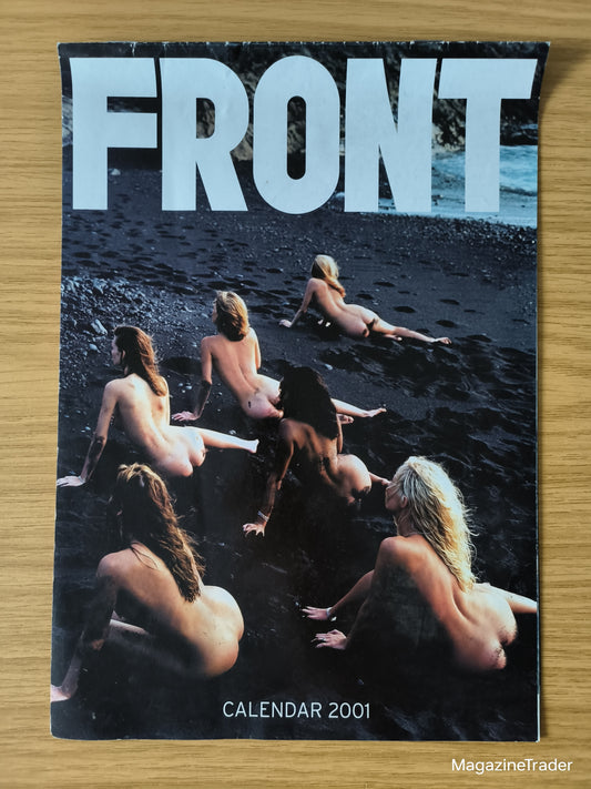 FRONT Magazine Calendar 2001 | Original 12-Month Glamour Calendar | Early 2000s FRONT Collectable