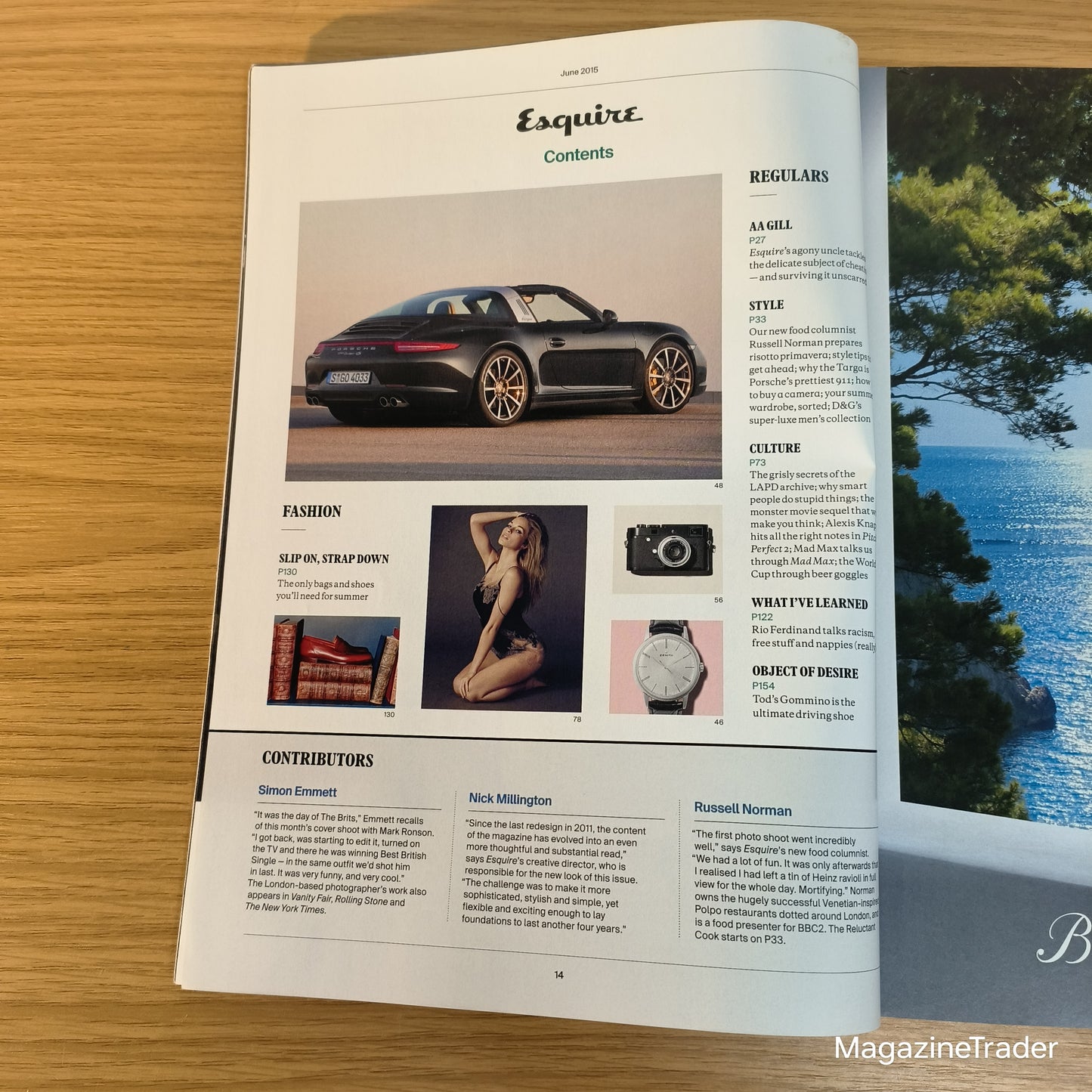 Esquire Magazine June 2015 Pirelli Girls Calendar Mark Ronson Sir Bradley Wiggins