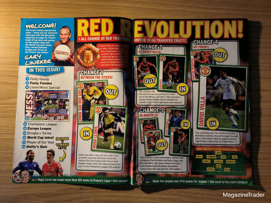 Match of the Day Magazine Issue 108 April 2010 Lionel Messi Interview Rooney