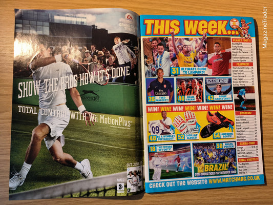Match! Magazine 7–13 July 2009 Kaka Real Madrid Future Footy Aguero