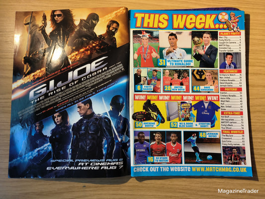 Match! Magazine 28 July-3 August 2009 50 Stars To Watch Messi Torres Ronaldo