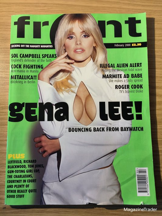 Front Magazine February 2000 - POSTER Gena Lee Nolin, Sol Campbell, Roger Cook