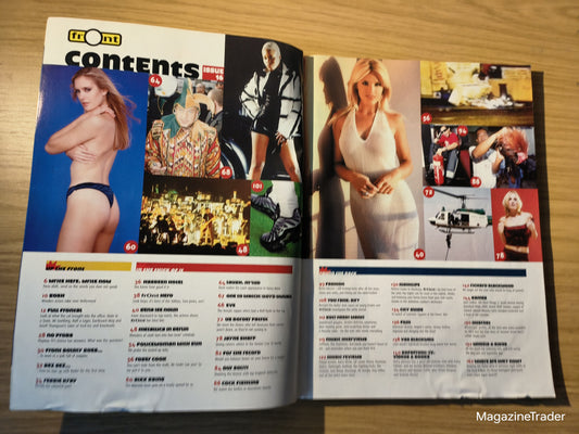 Front Magazine February 2000 - POSTER Gena Lee Nolin, Sol Campbell, Roger Cook