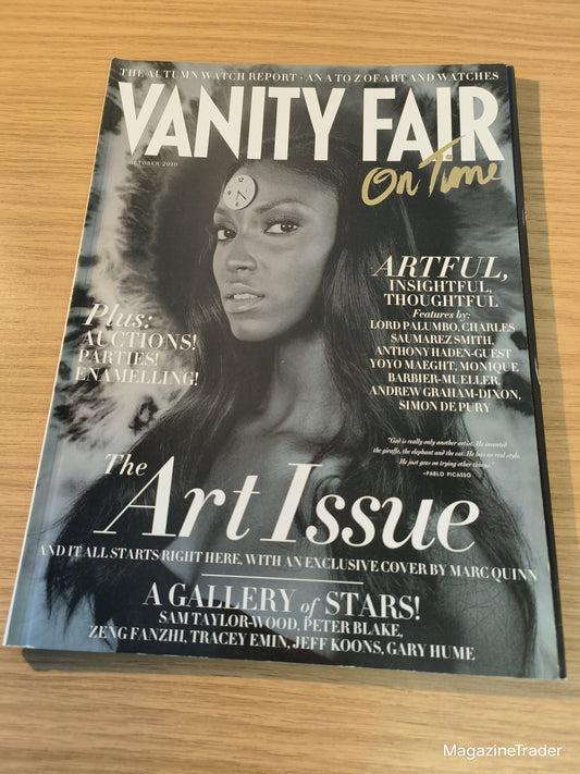 Vanity Fair Magazine  October 2010 - The Art Issue - Marc Quinn Cover - On Time
