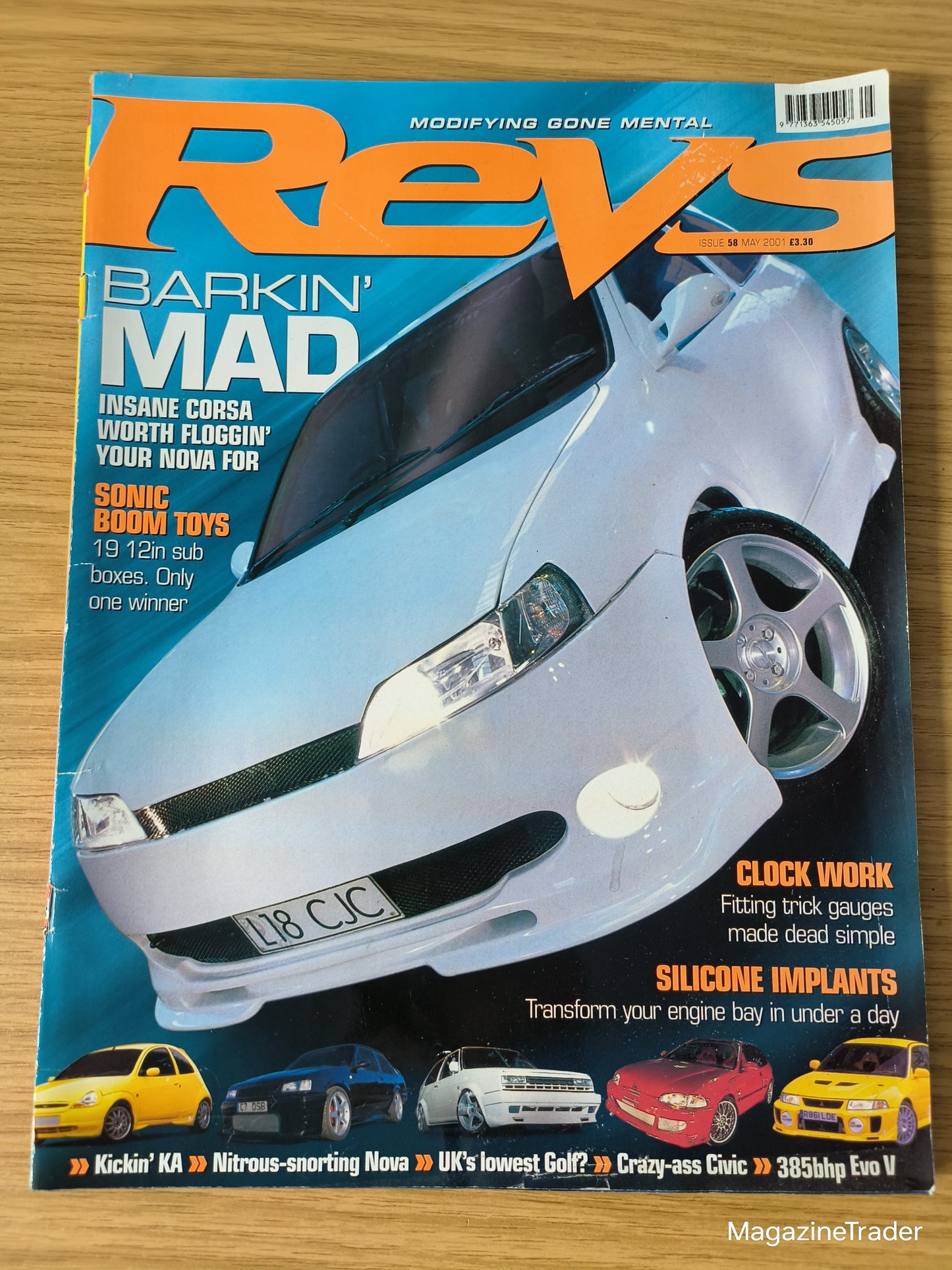 Revs Magazine Issue 39 - May 2001 - Barkin' Mad Insane Corsa Worth Floggin' Your Nova For