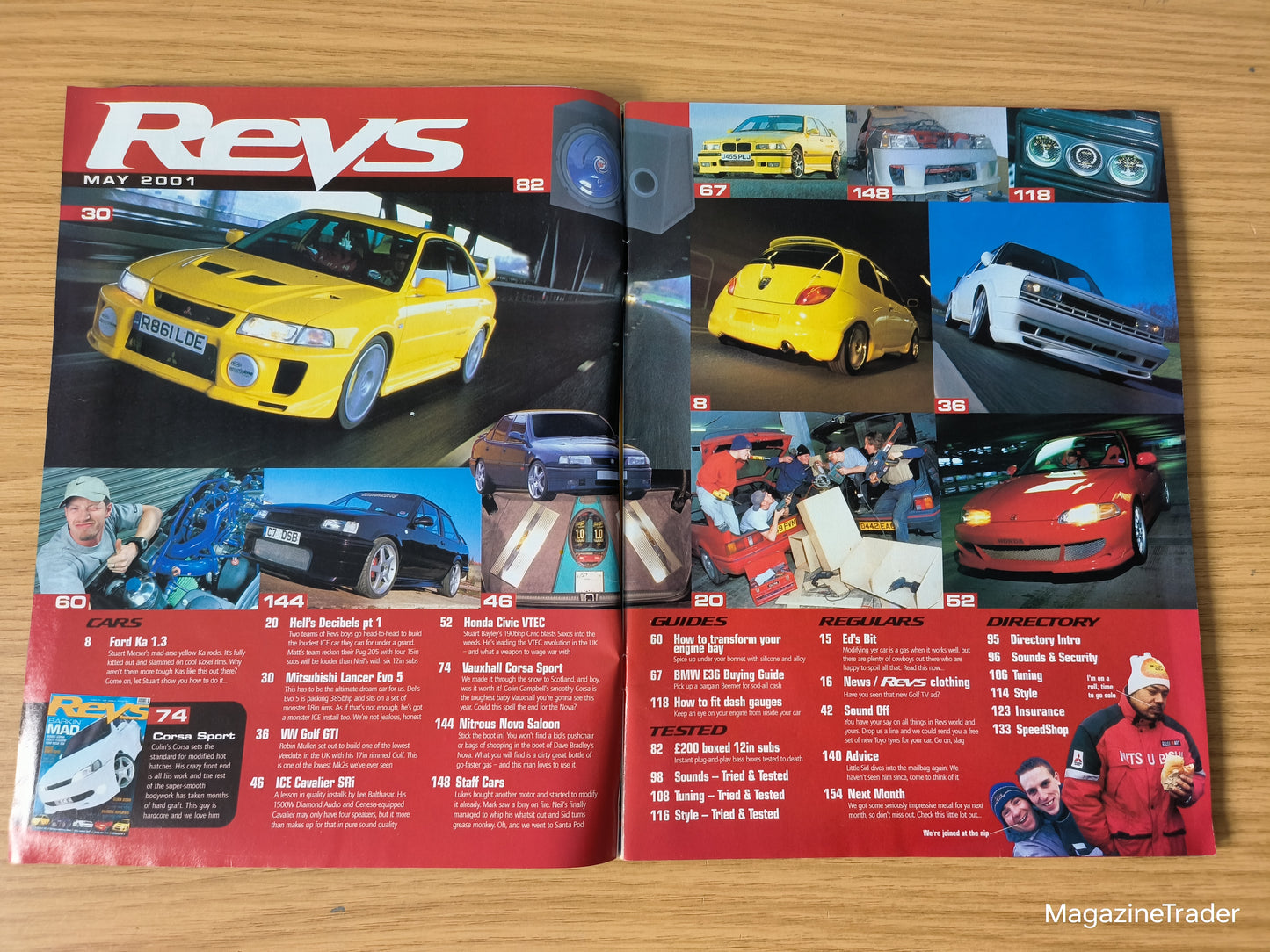 Revs Magazine Issue 39 - May 2001 - Barkin' Mad Insane Corsa Worth Floggin' Your Nova For