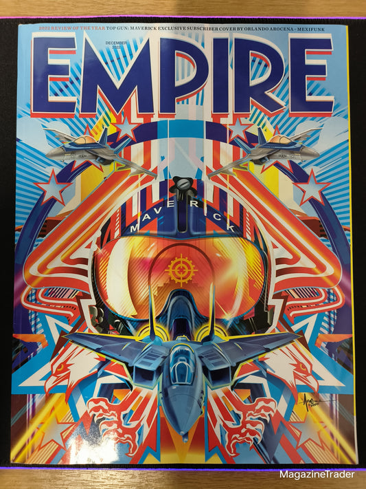 Empire Magazine December 2022 (1156) Top Gun Maverick Review Year Subscriber Cover Orlando Arocena