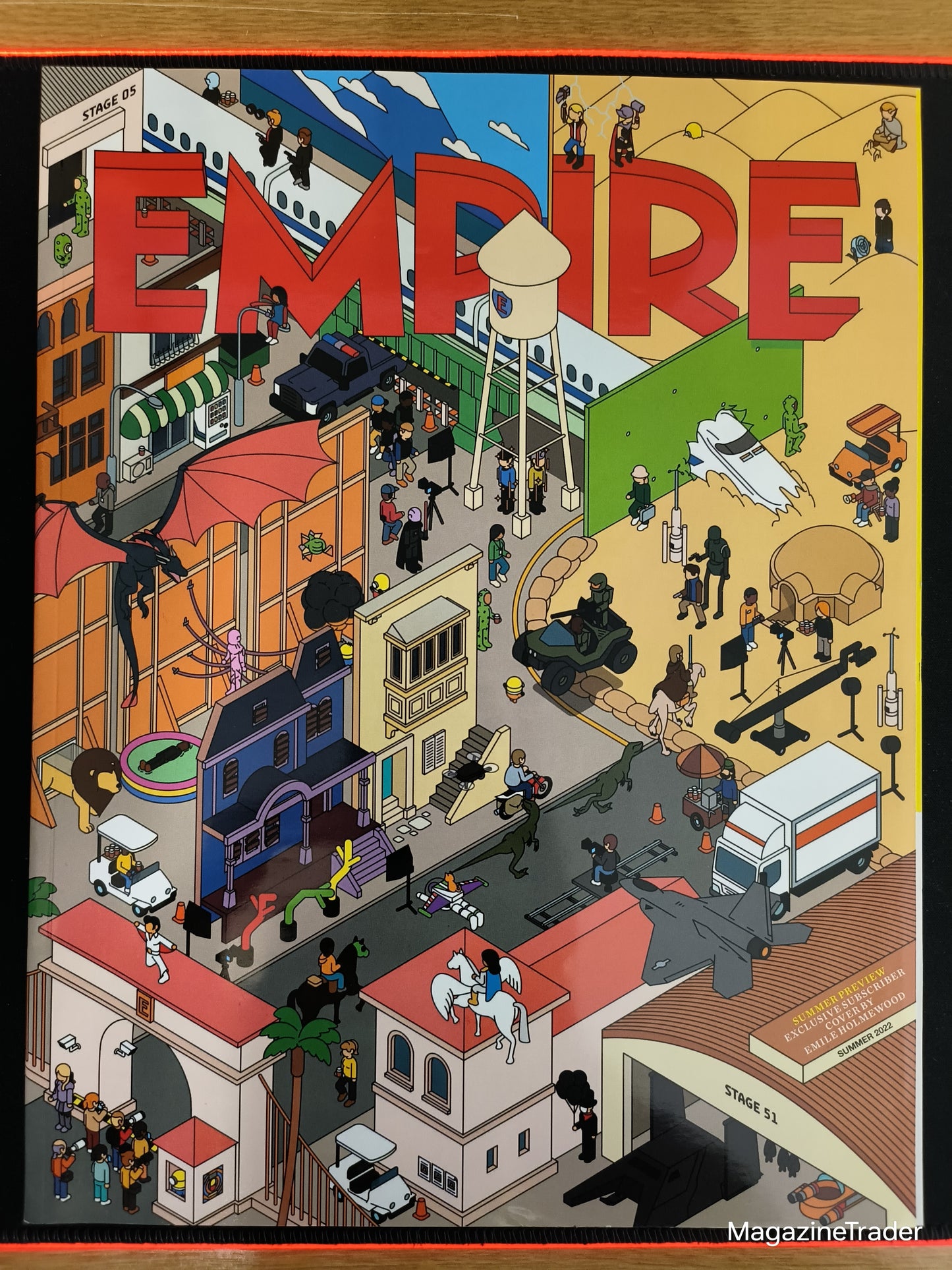 Empire Magazine Summer 2022 (1156) Subscriber Cover Isometric Film Set Design