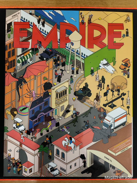 Empire Magazine Summer 2022 (1156) Subscriber Cover Isometric Film Set Design