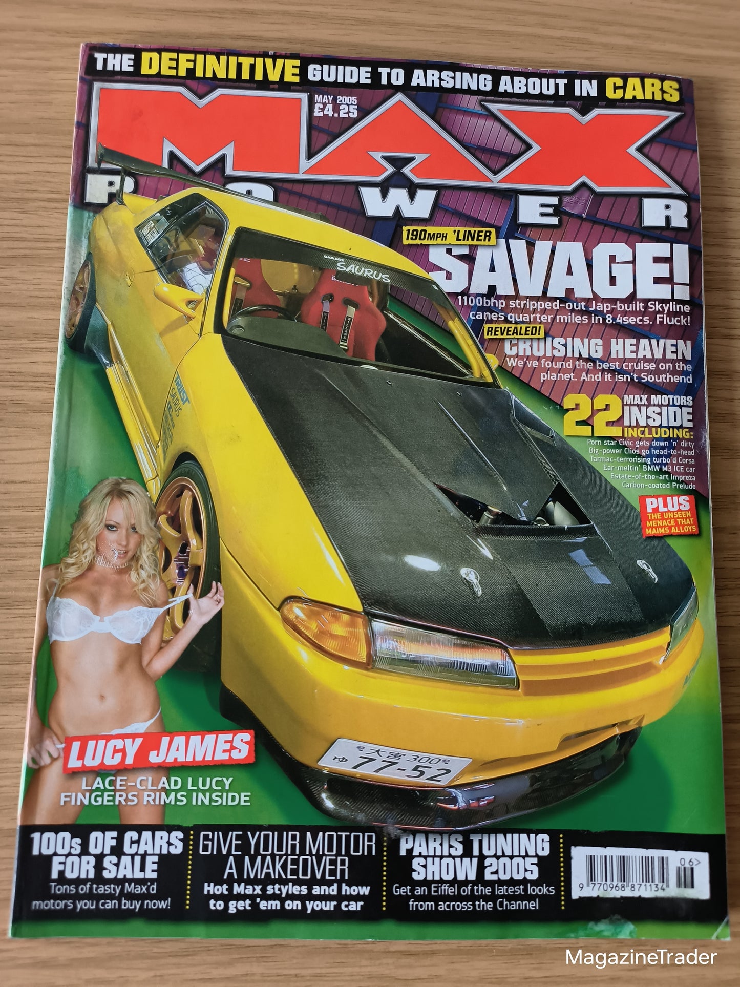 Max Power Magazine May 2005 (1161) Lucy James Skyline Savage Paris Tuning Show