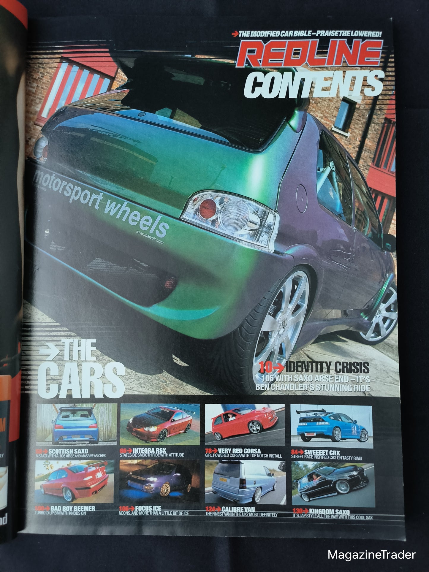 Redline Magazine Autumn 2002 (1163) Modified Peugeot 106 Skyline 196mph Hayley