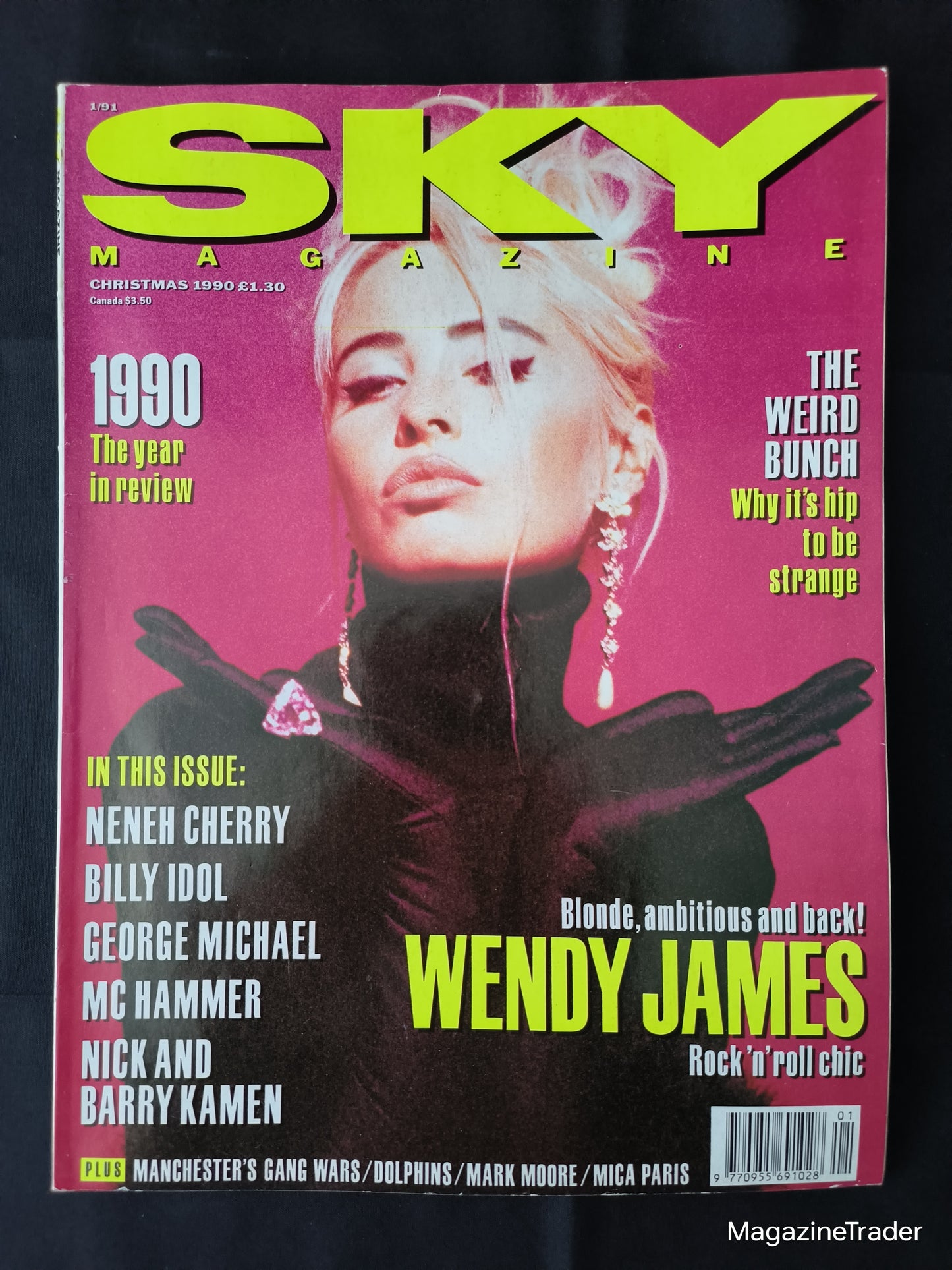 Sky Magazine Christmas 1990 (1164) Wendy James Billy Idol Neneh Cherry MC Hammer
