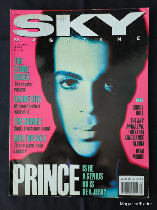 Sky Magazine July 1990 (1164) Prince Cover The Stone Roses Carre Otis Demi Moore
