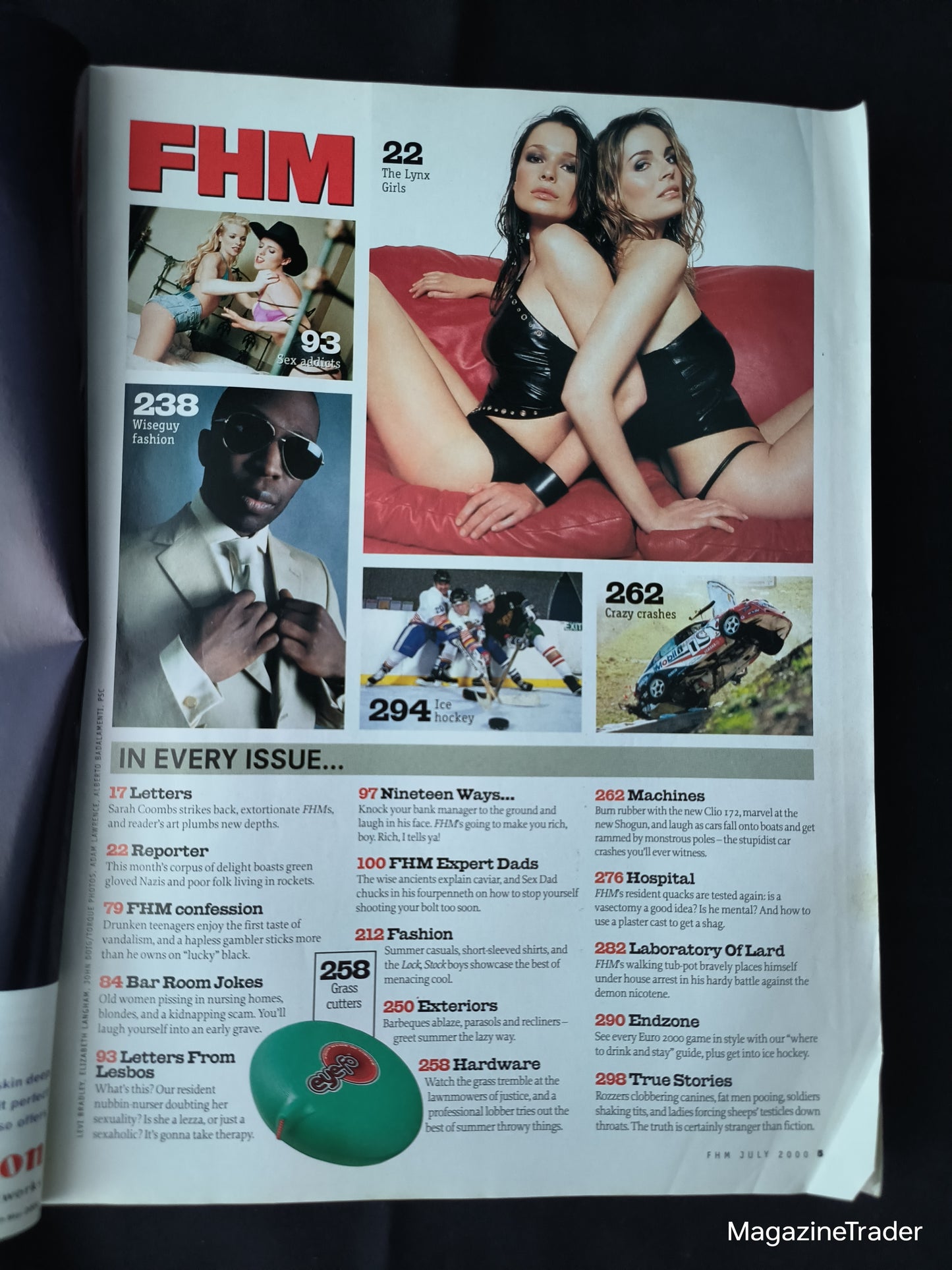 FHM Magazine July 2000 (1167) Louise Redknapp Cover Henry Winkler Jon Bon Jovi