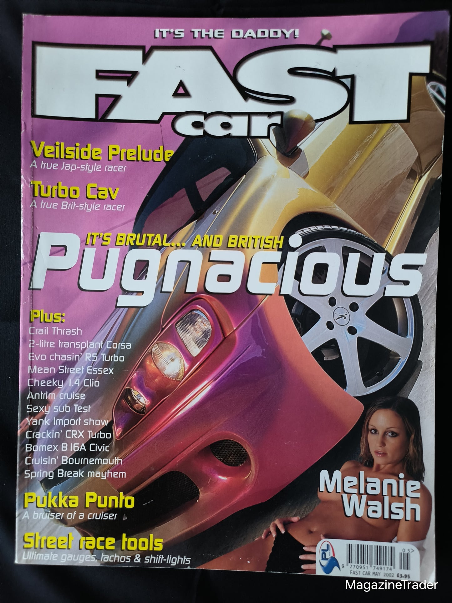 Fast Car Magazine May 2001 (1168) Veilside Prelude Turbo Cavalier Pug 106