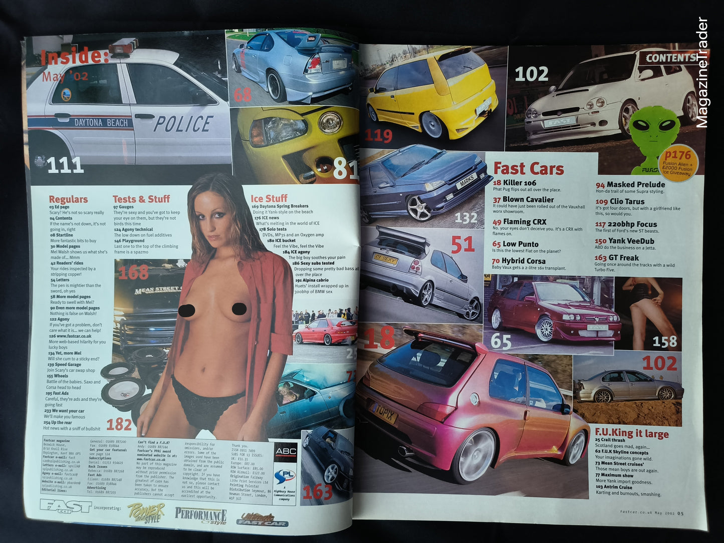 Fast Car Magazine May 2001 (1168) Veilside Prelude Turbo Cavalier Pug 106