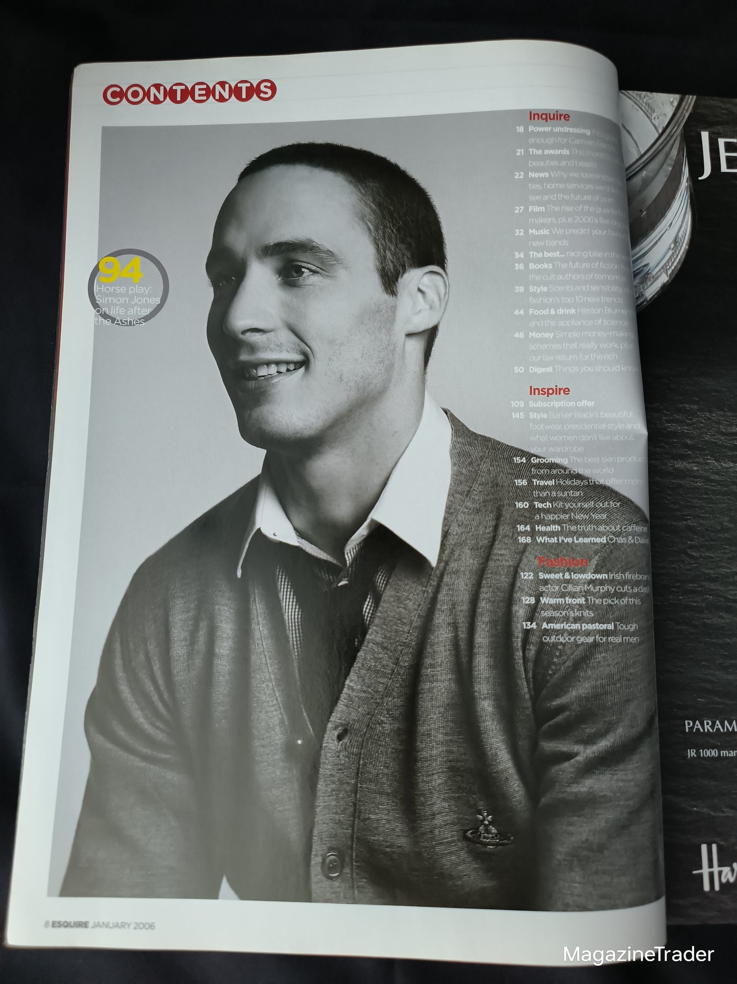 Esquire Magazine January 2006 (1169) 10 Men Special Steven Gerrard David Walliams