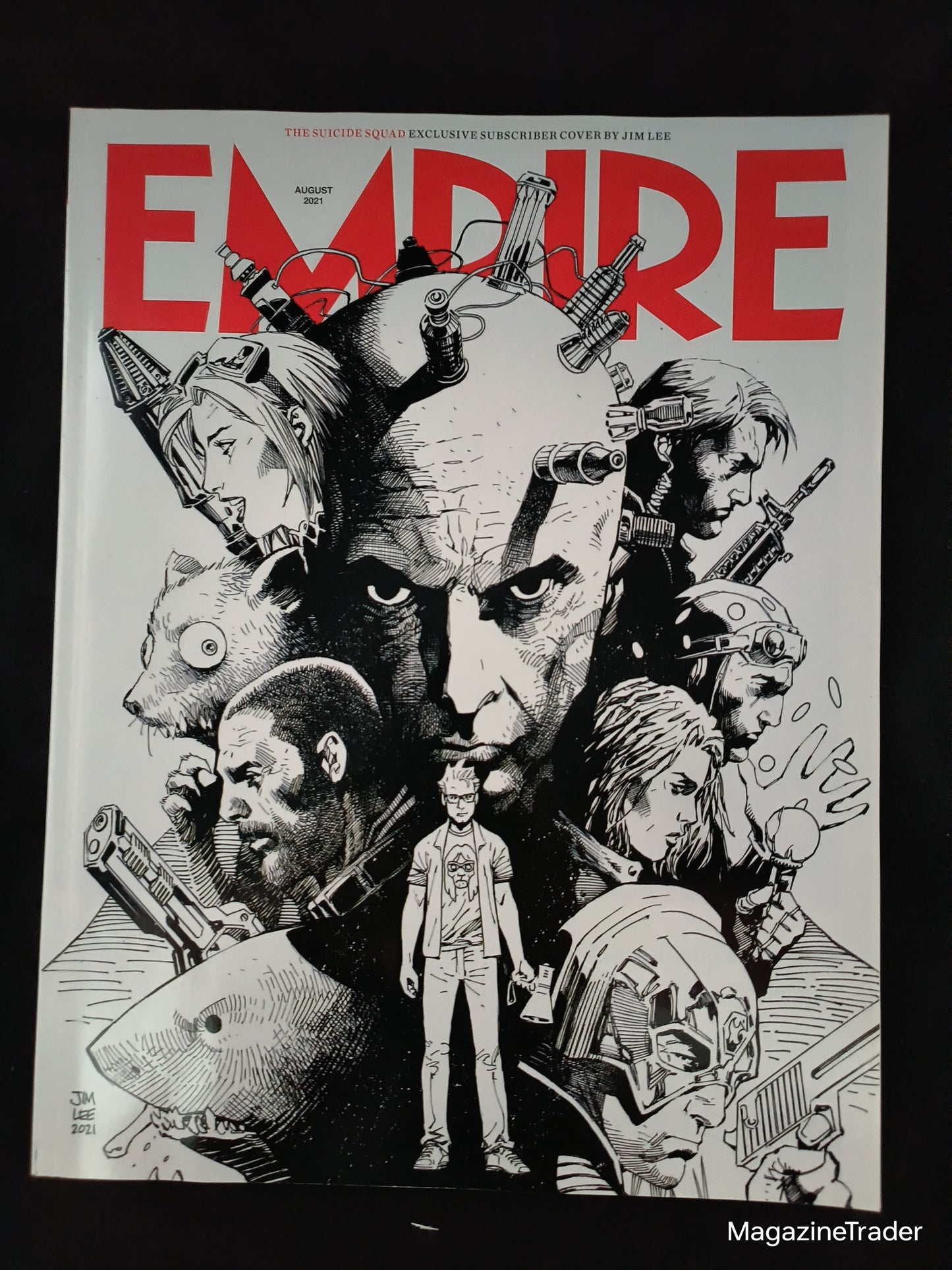 Empire Magazine August 2021 (1176) The Suicide Squad Subscriber Cover Jim Lee Art