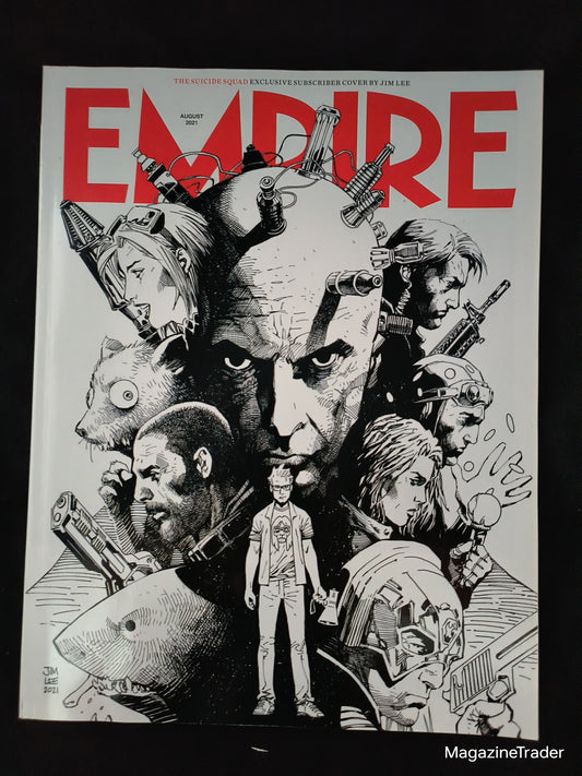 Empire Magazine August 2021 (1176) The Suicide Squad Subscriber Cover Jim Lee Art