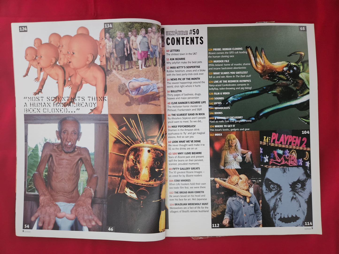 Bizarre Magazine September 2001 (1186) Issue 50 Anniversary Slipknot Clive Barker