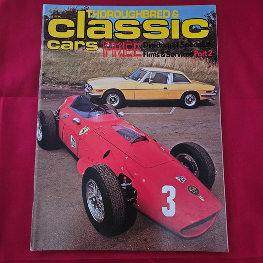 Thoroughbred & Classic Cars November 1979 (1191) Ferrari Dino 246 Triumph Stag Fiat 8V