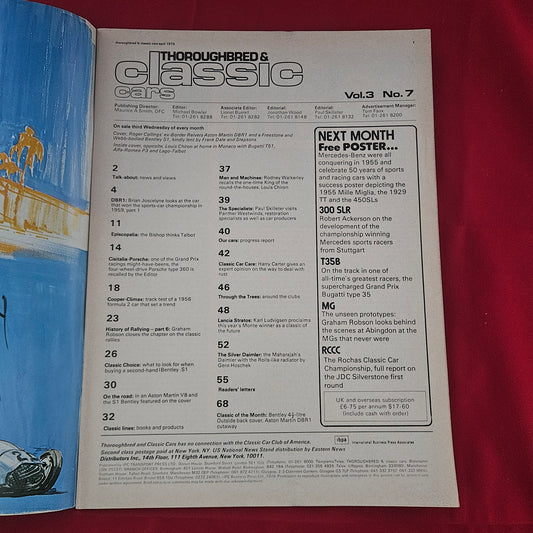 Thoroughbred & Classic Cars April 1976 (1191) Aston Martin DBR1 Bentley