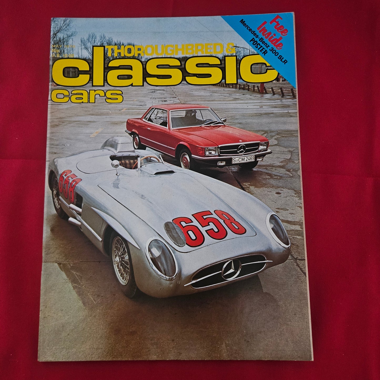 Thoroughbred & Classic Cars May 1976 (1191) Mercedes 300 SLR Bugatti 35B MG